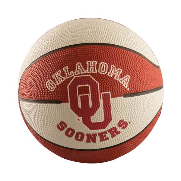 University of Oklahoma Sooners Repeating Logo Youth Size Rubber Basketball
