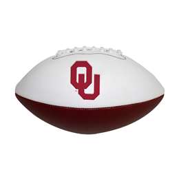 University of Oklahoma Sooners Official Size Autograph Football