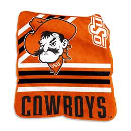 Oklahoma State Raschel Thorw Blanket