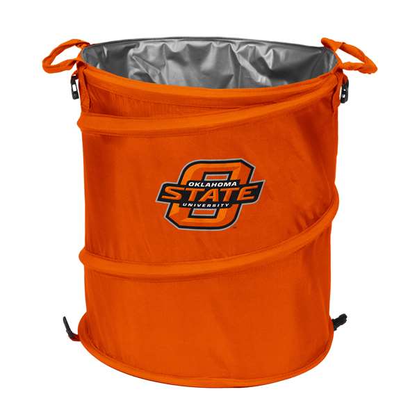 Oklahoma State University Cowboys Collapsible 3-in-1 Cooler, Trach Can, Hamper