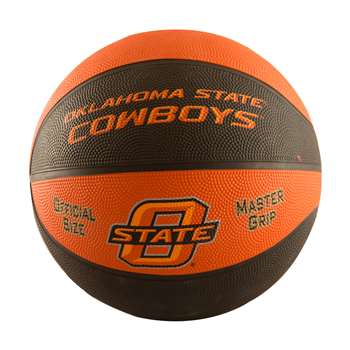 Oklahoma State Full-Size Rubber Basketball