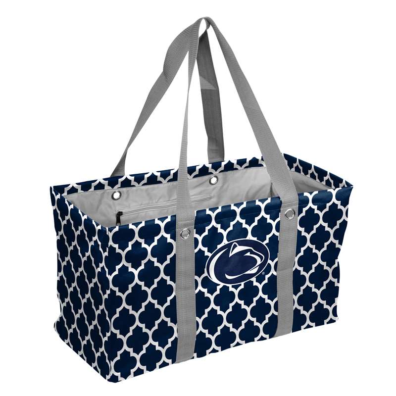 Penn State Quatrefoil Picnic Caddy