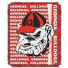Georgia Bulldogs Double Play Woven Jacquard Throw Blanket 