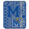 Memphis Tigers Double Play Woven Jacquard Throw Blanket 