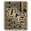 Central Florida Knights Double Play Woven Jacquard Throw Blanket 