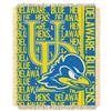 Delaware Blue Hens Double Play Woven Jacquard Throw Blanket 
