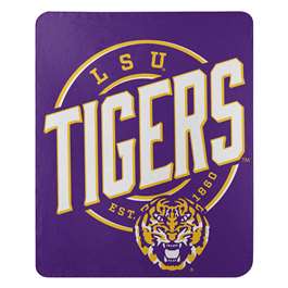 LSU Tigers  Campaign Fleece Throw Blanket  