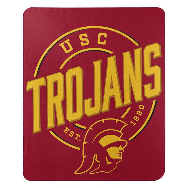 USC Trojans Campaign Fleece Throw Blanket  