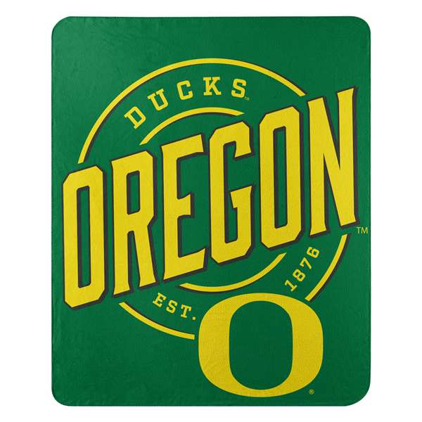 Oregon Ducks  Campaign Fleece Throw Blanket  