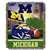 Michigan Wolverines  Home Field Advantage Woven Tapestry Throw Blanket  