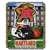 Maryland Terrapins  Home Field Advantage Woven Tapestry Throw Blanket  