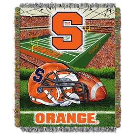Syracuse Orange Home Field Advantage Woven Tapestry Throw Blanket  