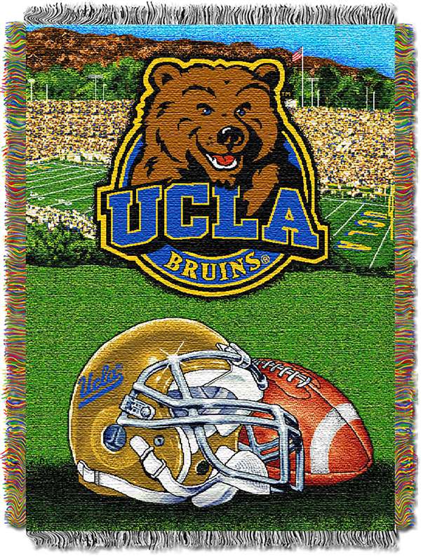 UCLA Bruins Home Field Advantage Woven Tapestry Throw Blanket