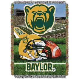 Baylor Bears Home Field Advantage Woven Tapestry Throw Blanket  