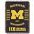 Michigan Wolverines  Commerative Woven Tapestry Throw Blanket  