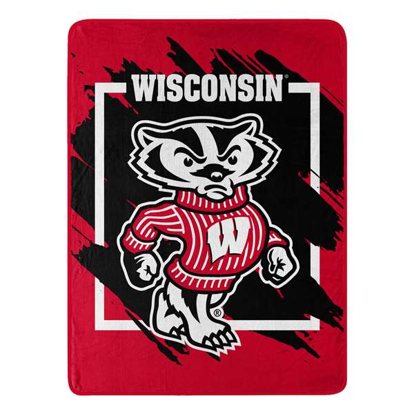 Wisconsin Badgers  Dimensional  Blanket  