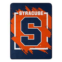 Syracuse Football Orange Dimensional Micro Raschel Throw Blanket 46X60