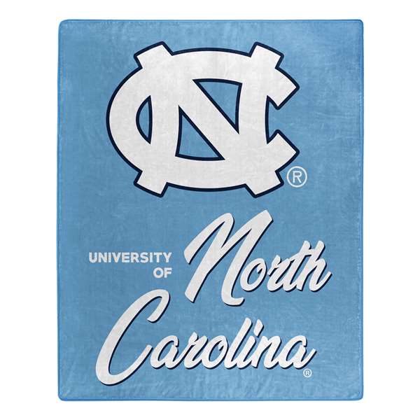 UNC North Carolina Tar Heels Signature Raschel Throw Blanket  