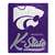 Kansas State Wildcats Signature Raschel Plush Throw Blanket 50X60