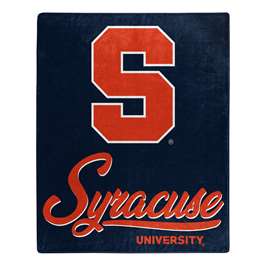 Syracuse Orange Signature Raschel Throw Blanket  