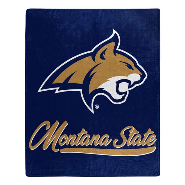 Montana State Bobcats Signature Raschel Throw Blanket  