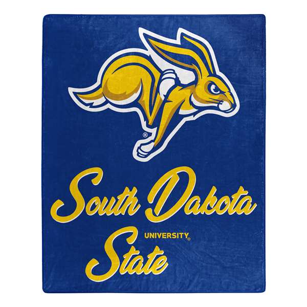 South Dakota State Jackrabbits Signature Raschel Throw Blanket