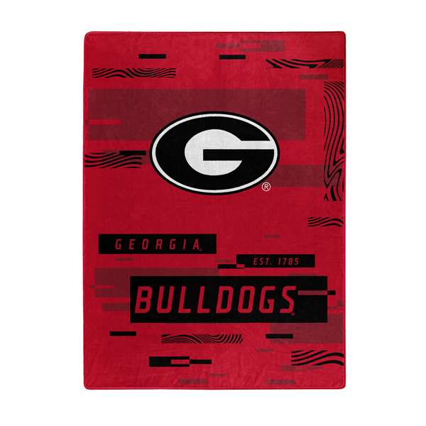Georgia Bulldogs  Digitize Raschel Throw Blanket  