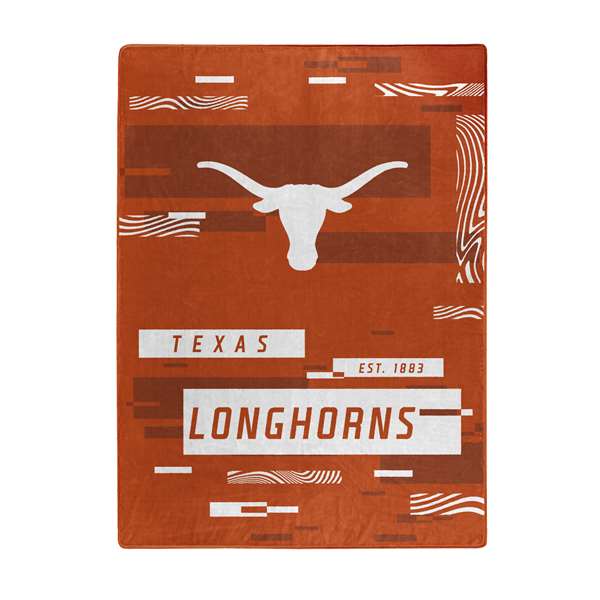 Texas Longhorns  Digitize Raschel Throw Blanket  