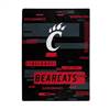 Cincinnati Football Bearcats Digitize Raschel Throw Blanket 60X80 
