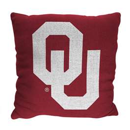 Oklahoma Sooners  Invert Woven Pillow  