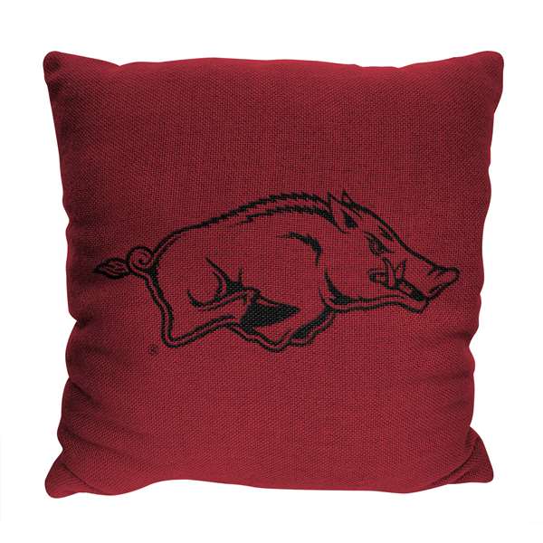 Arkansas Razorbacks  Invert Woven Pillow  