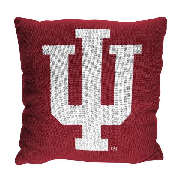 Indiana Hoosiers Invert Woven Pillow  