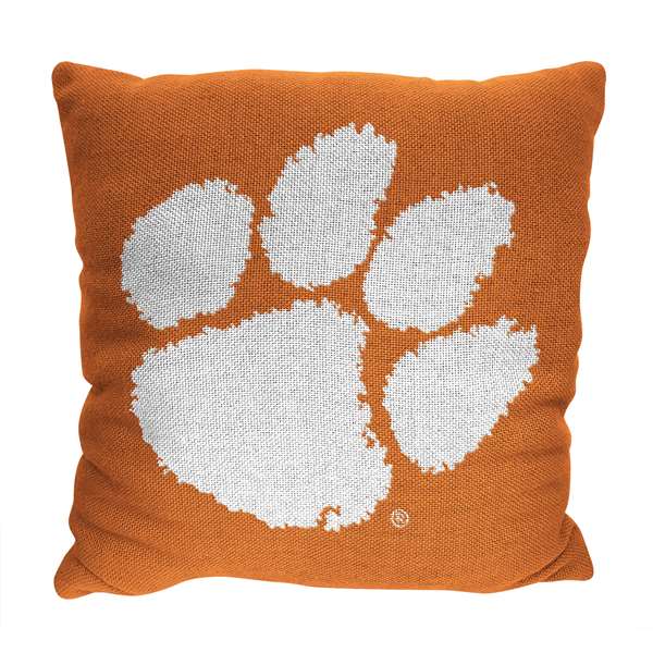Clemson Tigers  Invert Woven Pillow  
