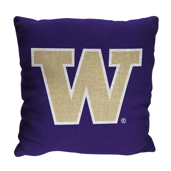 Washington Huskies Invert Woven Pillow  
