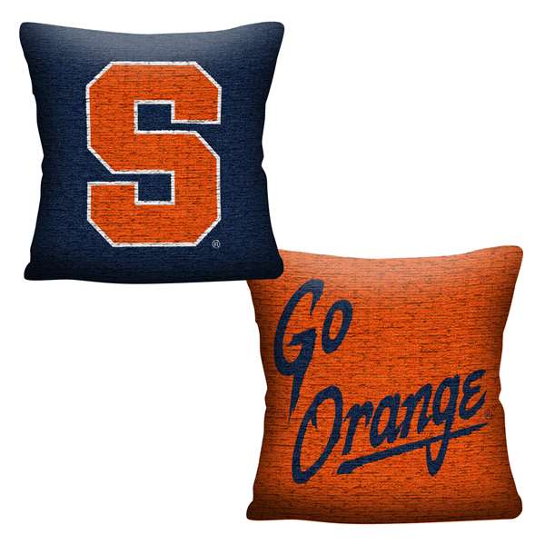 Syracuse Orange Invert Woven Pillow  