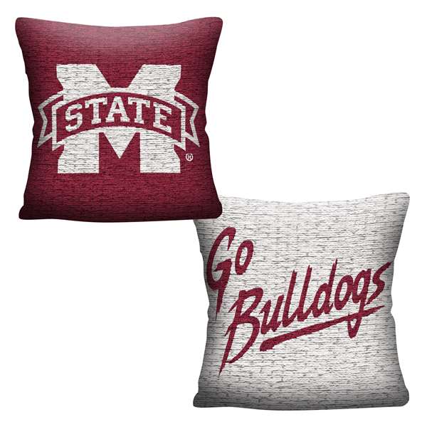 Mississippi State Bulldogs  Invert Woven Pillow  