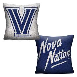 Villanova Wildcats Invert Woven Pillow  