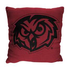 Temple Owls Invert Woven Pillow  