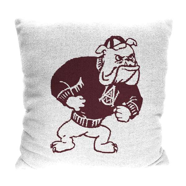Alabama A&M Bulldogs Homage Jaquard Pillow  
