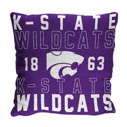 Kansas State Wildcats Stacked 20 in. Woven Pillow  