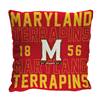 Maryland Terrapins  Stacked 20 in. Woven Pillow  