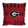 Georgia Bulldogs  Stacked 20 in. Woven Pillow  