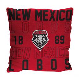 New Mexico Lobos Stacked 20 in. Woven Pillow  