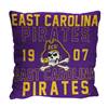 East Carolina Pirates Stacked 20 in. Woven Pillow  