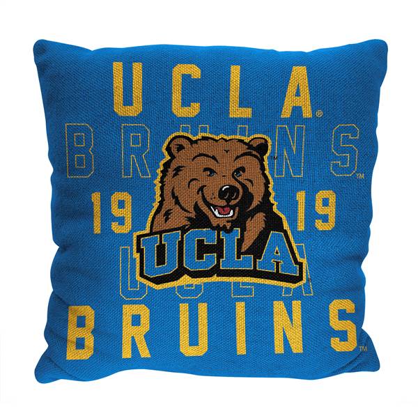 UCLA Bruins Stacked 20 in. Woven Pillow  