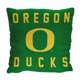 Oregon Ducks  Stacked 20 in. Woven Pillow  