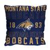 Montana State Bobcats Stacked 20 in. Woven Pillow  