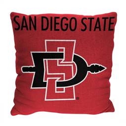 Cal State San Diego  Stacked 20 in. Woven Pillow  