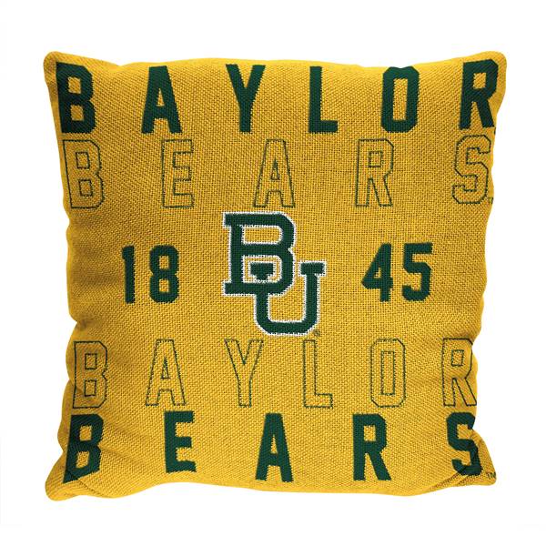 Baylor Bears Stacked 20 in. Woven Pillow  