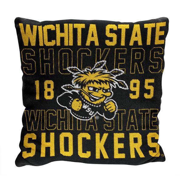 Wichita State Shockers Stacked 20 in. Woven Pillow  